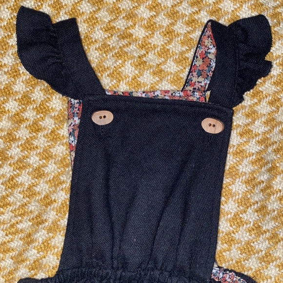 Zara Black Pinafore Dress 4-5Y - Picture 6 of 8